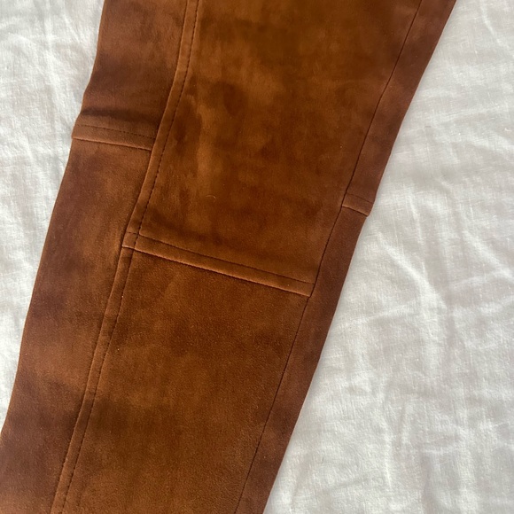 SOLD- NWT Polo Ralph Lauren 100% Lamb Suede Skinny Pant - Picture 7 of 7